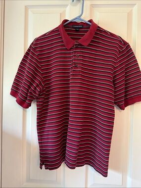 🔥4/$45 BUNDLE DEAL! 🔥Lands' End Striped Men's Polo